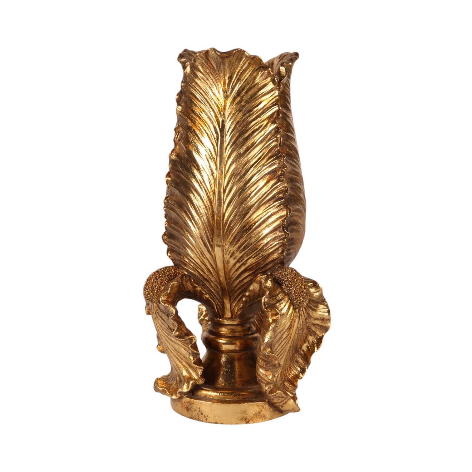 Antigue Vase 36.8 cm - Gold - Resin