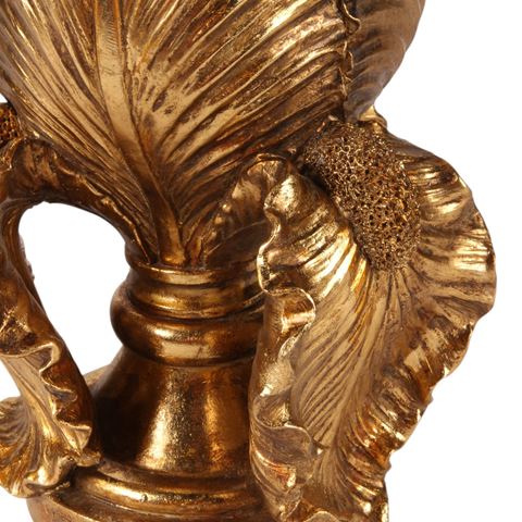 Antigue Vase 36.8 cm - Gold - Resin