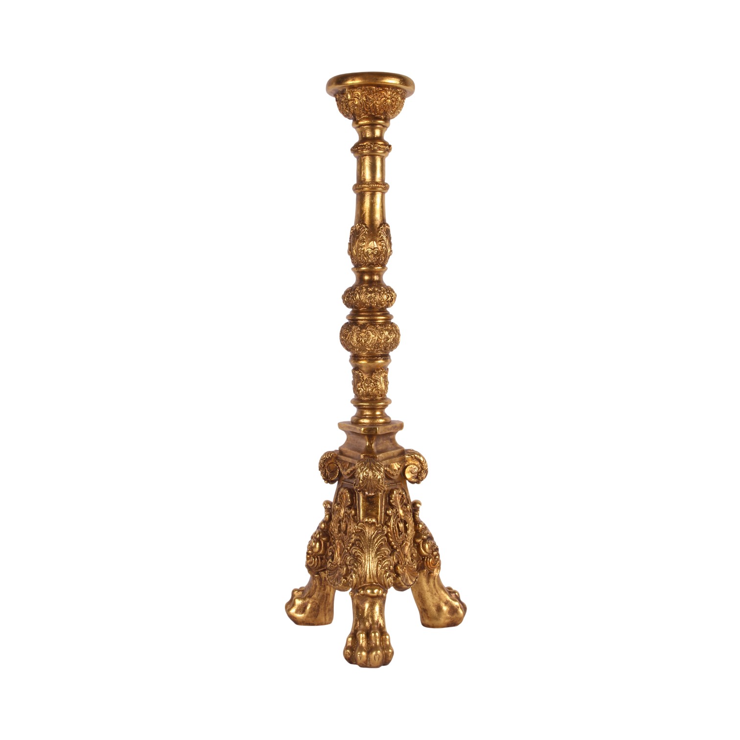 Kandelaar Vintage 106 cm - Goud - Resin