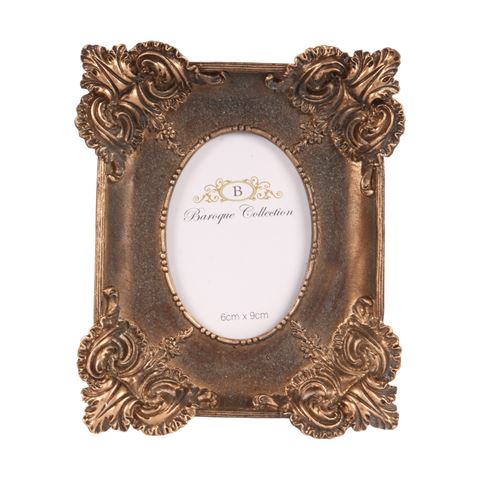 Fotolijst 6 x 9 cm - Goud - Resin