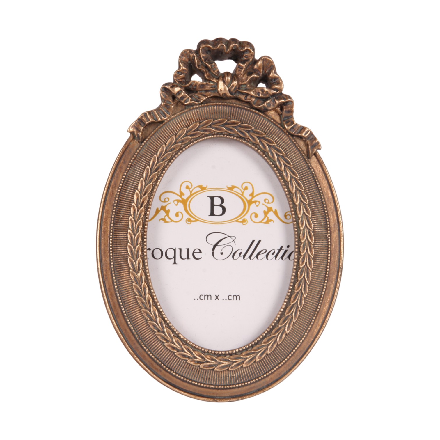 Fotolijst 6 x 9 cm - Ovaal - Goud - Resin