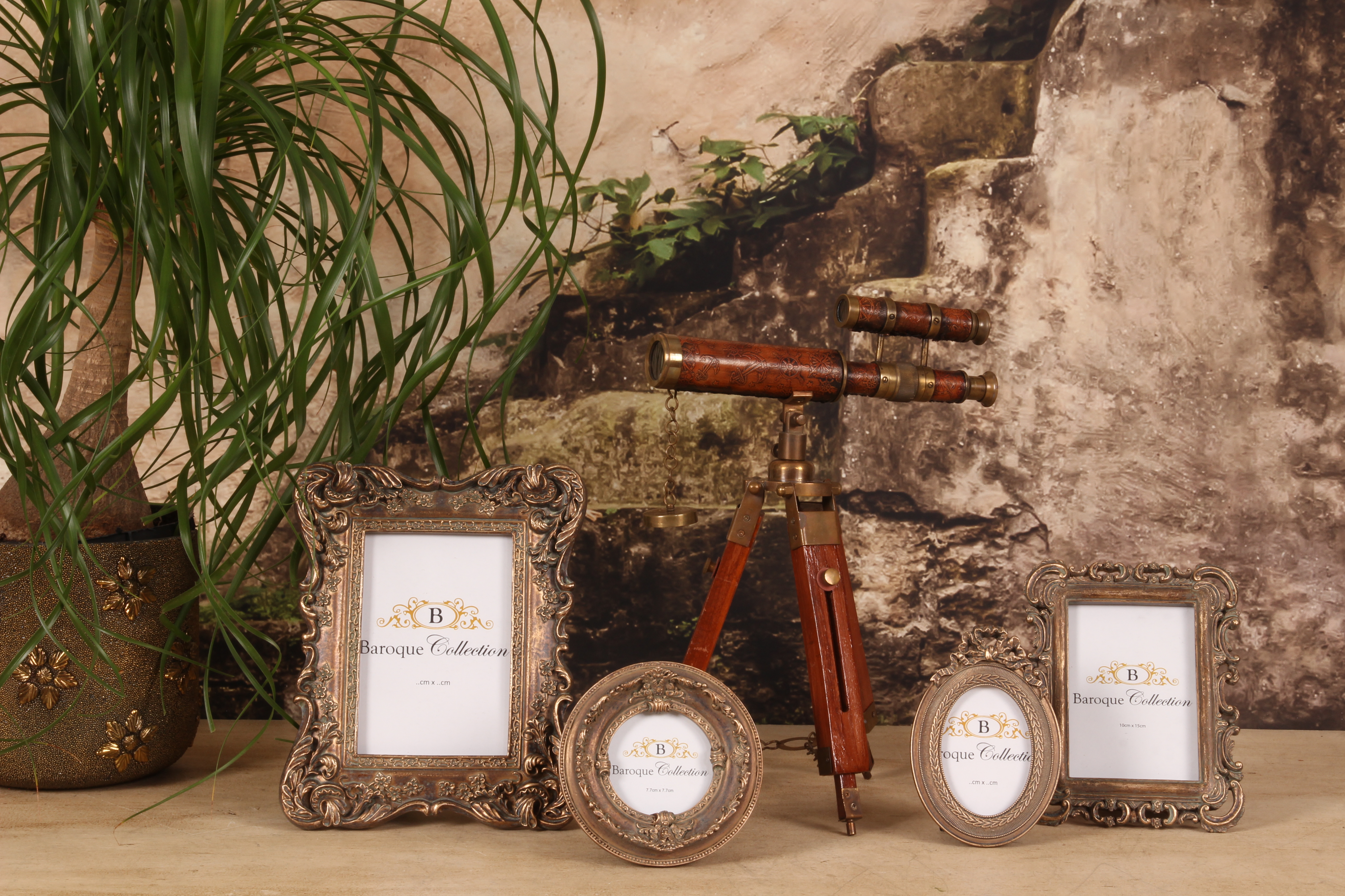 Fotolijst 6 x 9 cm - Ovaal - Goud - Resin