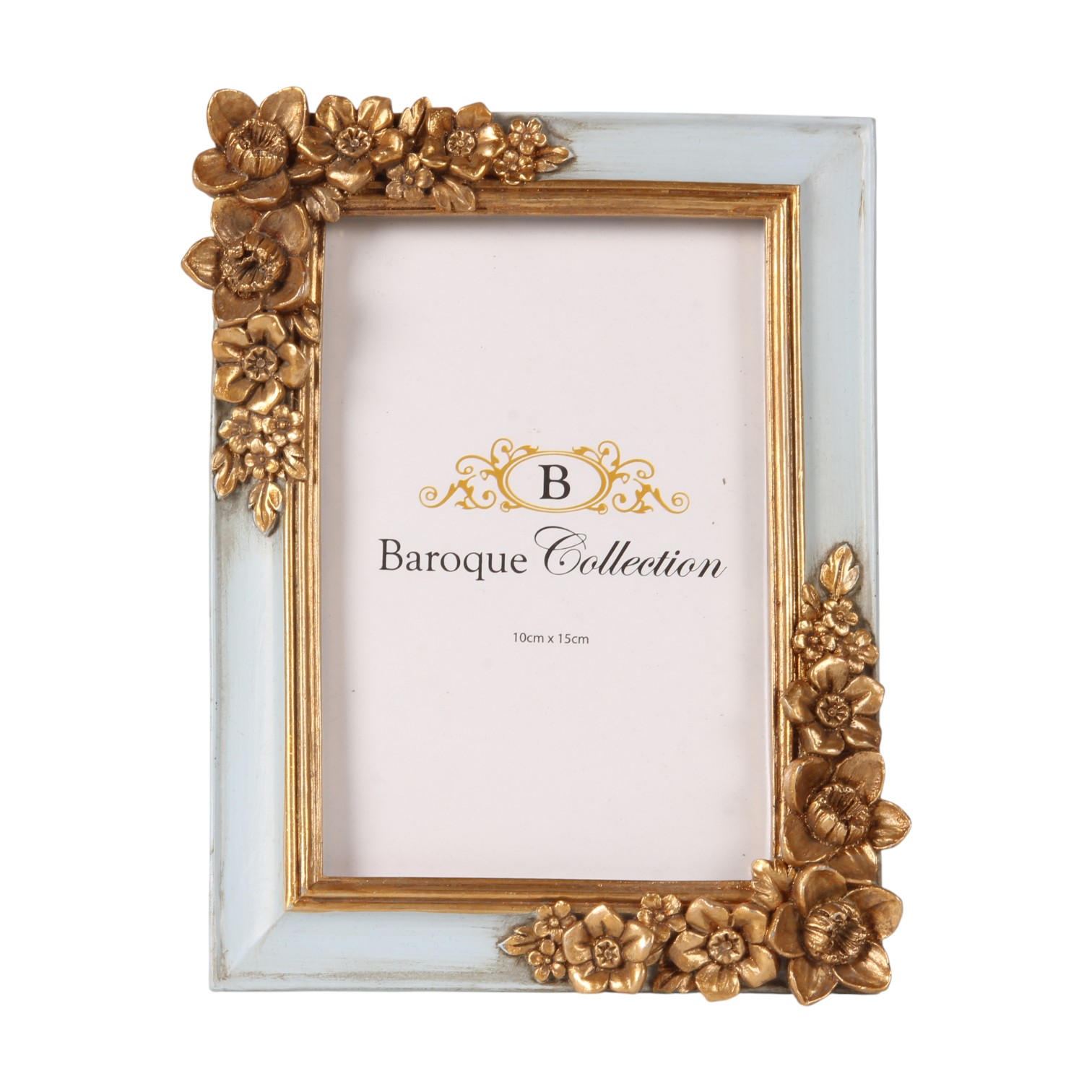 Fotolijst 10 x 15 cm - Blauw - Resin