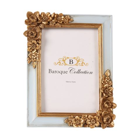 Fotolijst 10 x 15 cm - Blauw - Resin