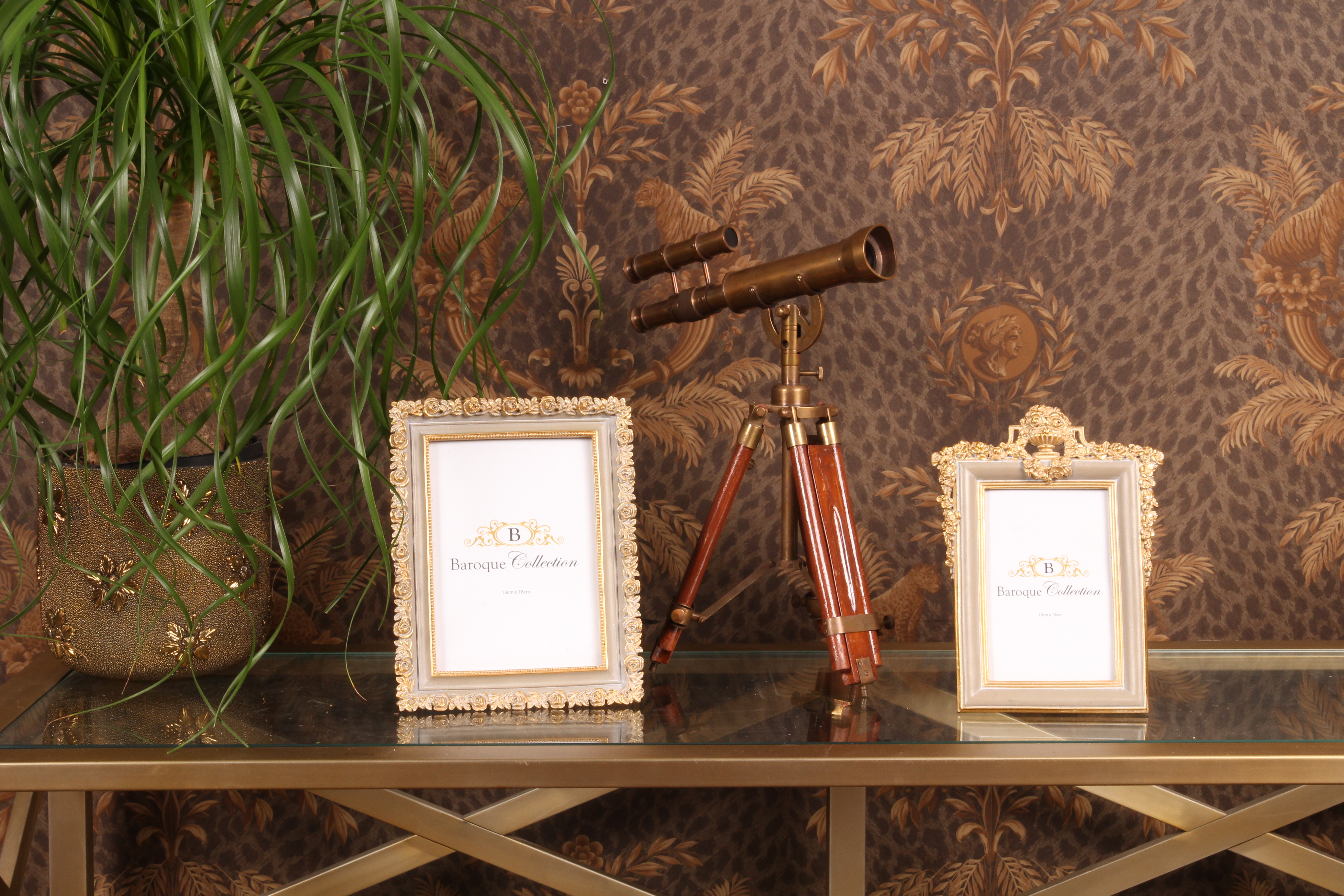 Fotolijst 13 x 18 cm - Taupe - Resin