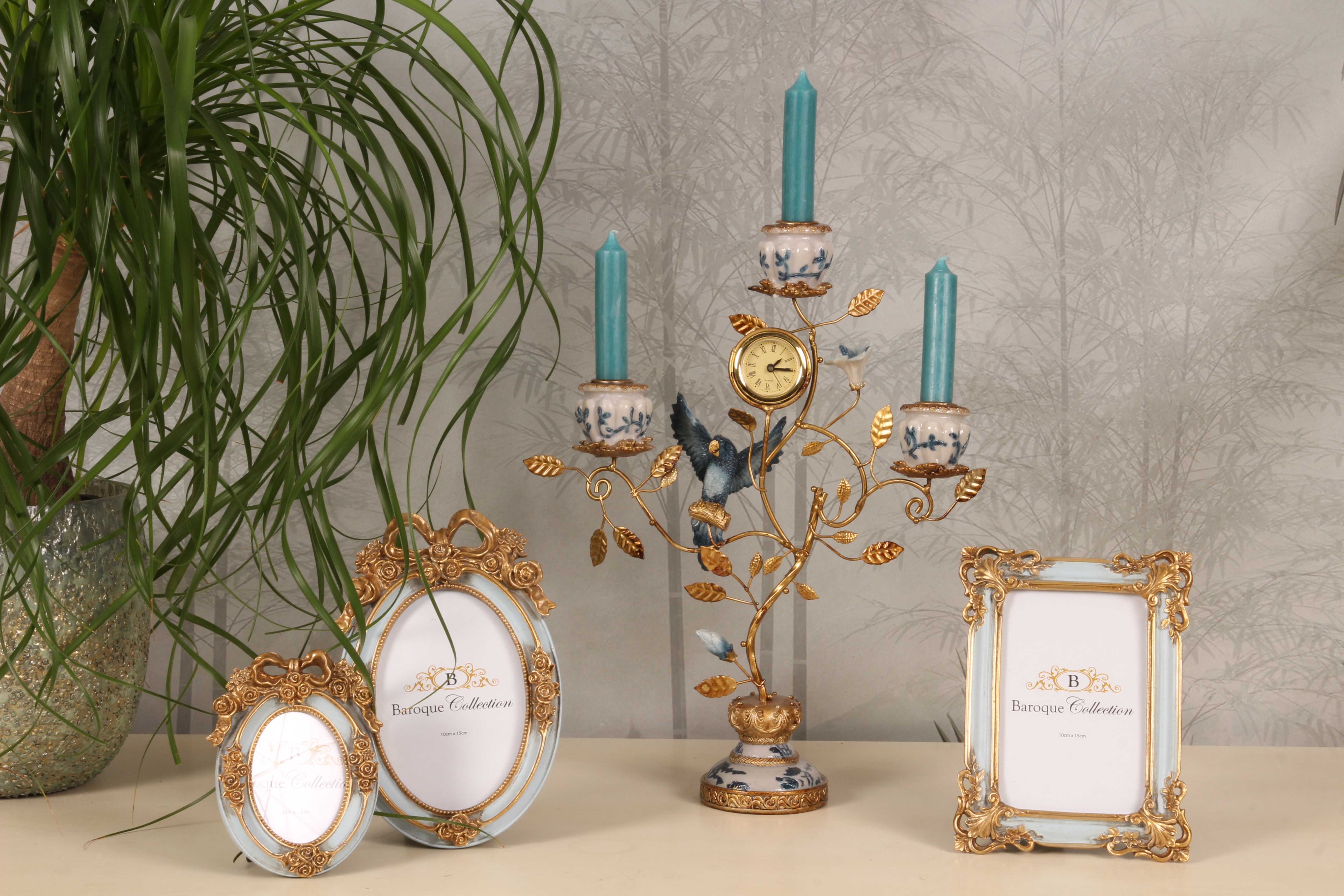 Fotolijst 13 x 18 cm - Blauw - Resin