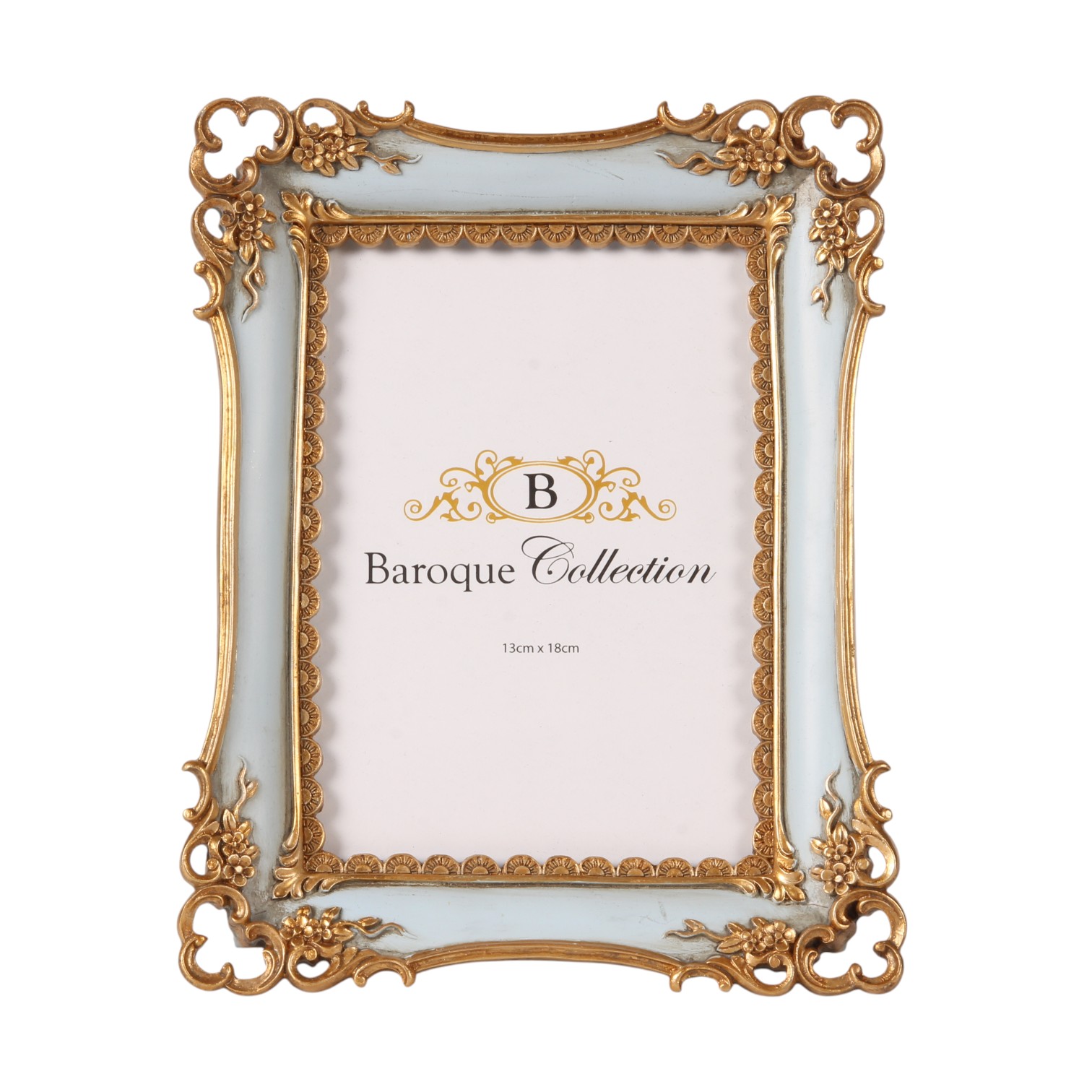 Fotolijst 13 x 18 cm - Blauw - Resin