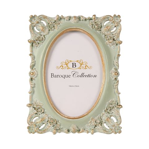 Photo Frame 10 x 15 cm - Mint Green - Resin