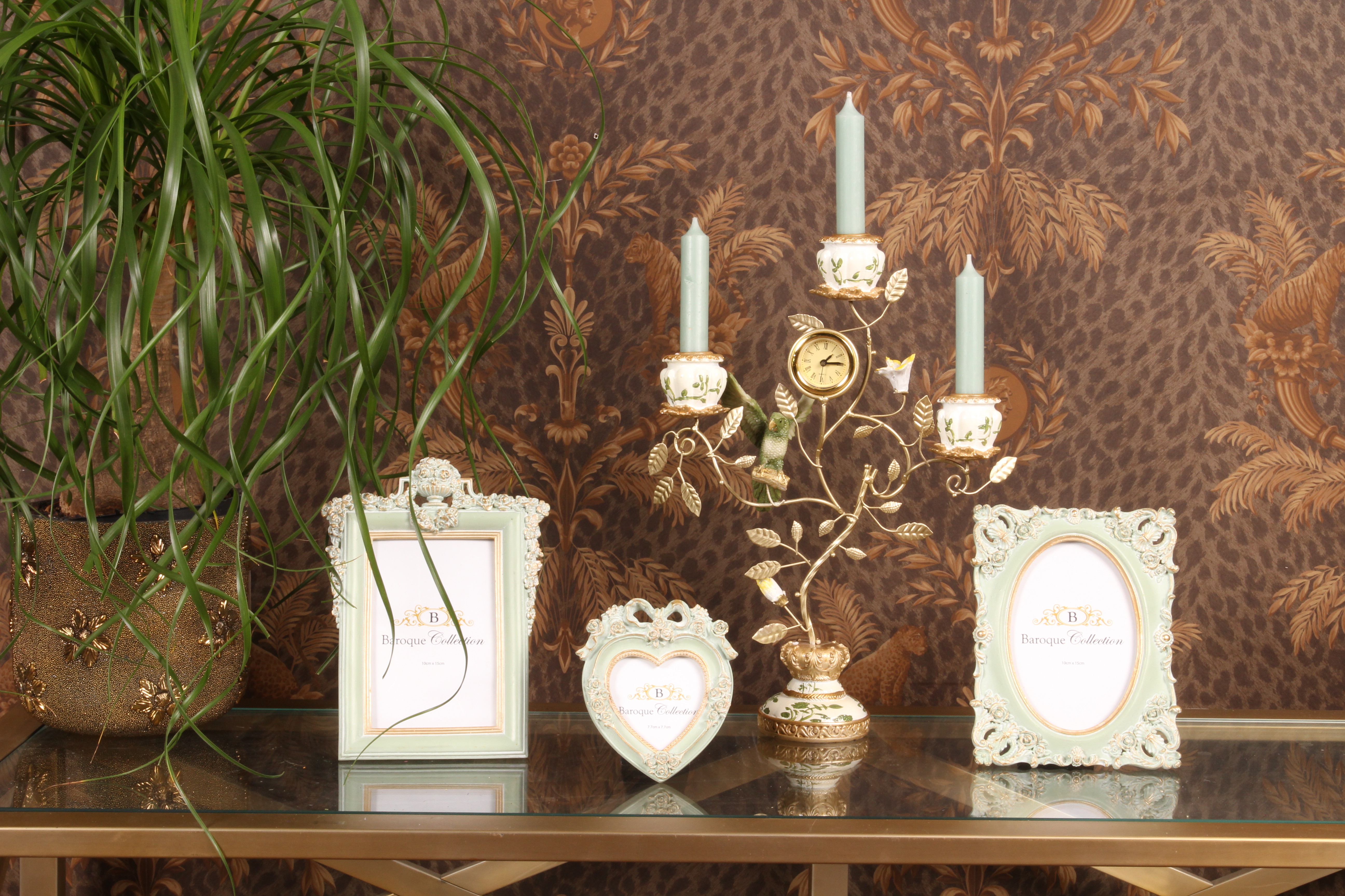 Fotolijst 10 x 15 cm - IJsblauw - Resin