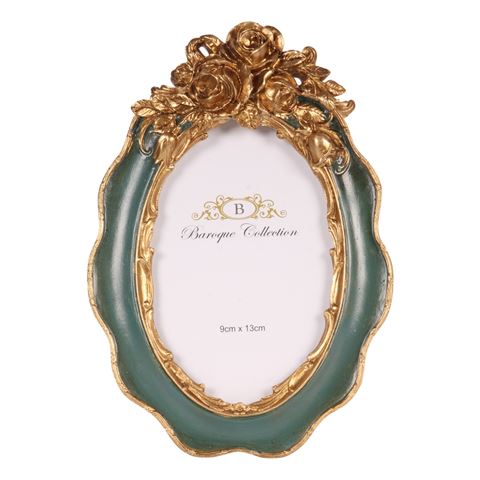 Fotolijst 9 x 13 cm - Groen - Resin