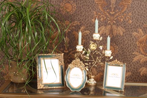 Fotolijst 9 x 13 cm - Groen - Resin