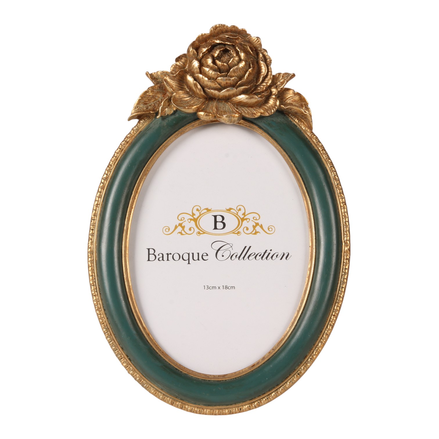 Fotolijst 13 x 18 cm - Groen - Resin