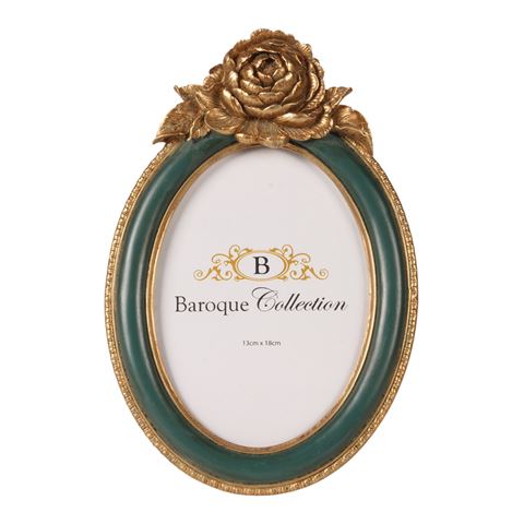 Fotolijst 13 x 18 cm - Groen - Resin