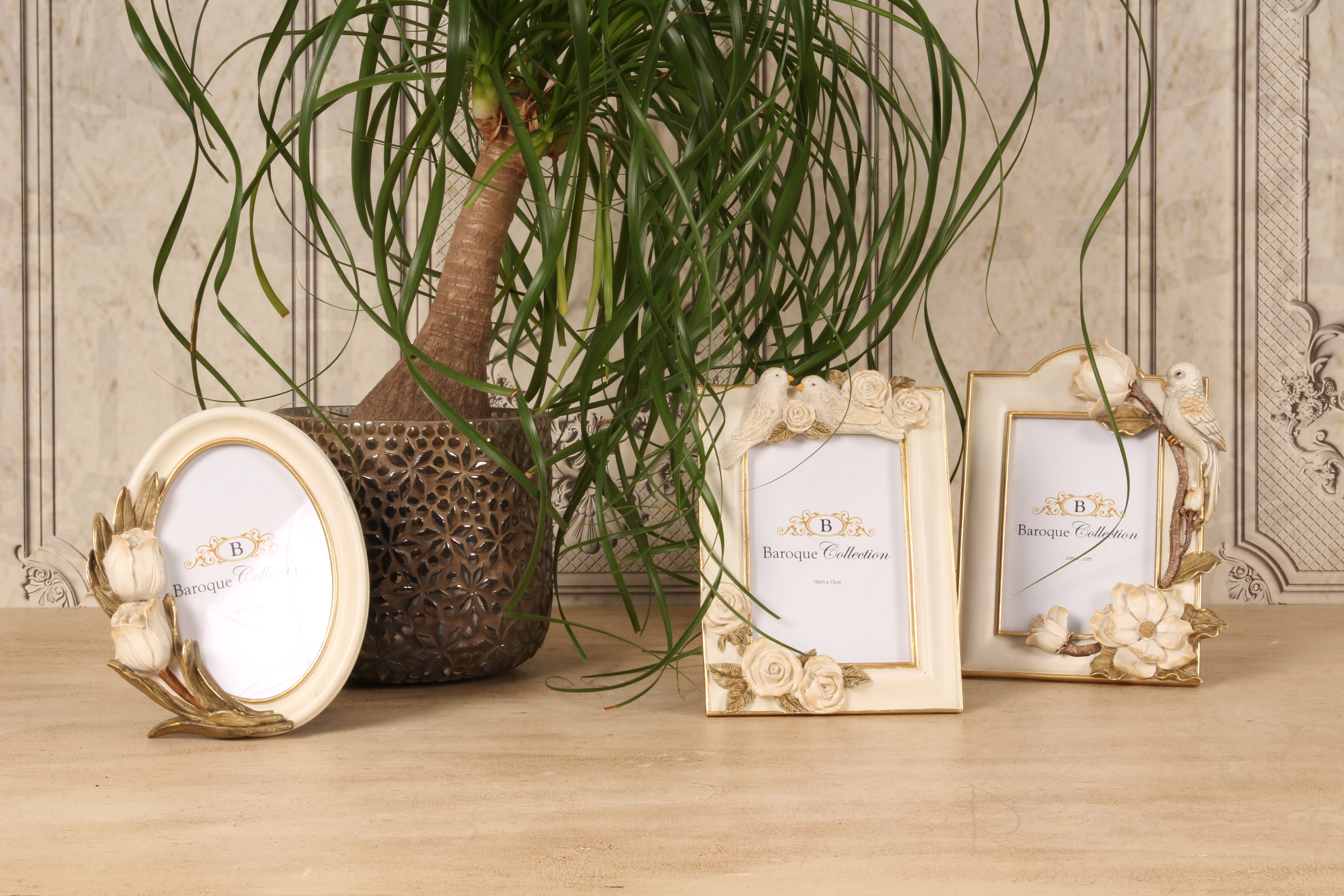 Fotolijst 10 x 15 cm - Crème - Resin