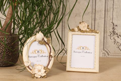 Fotolijst 10 x 15 cm - Crème - Resin