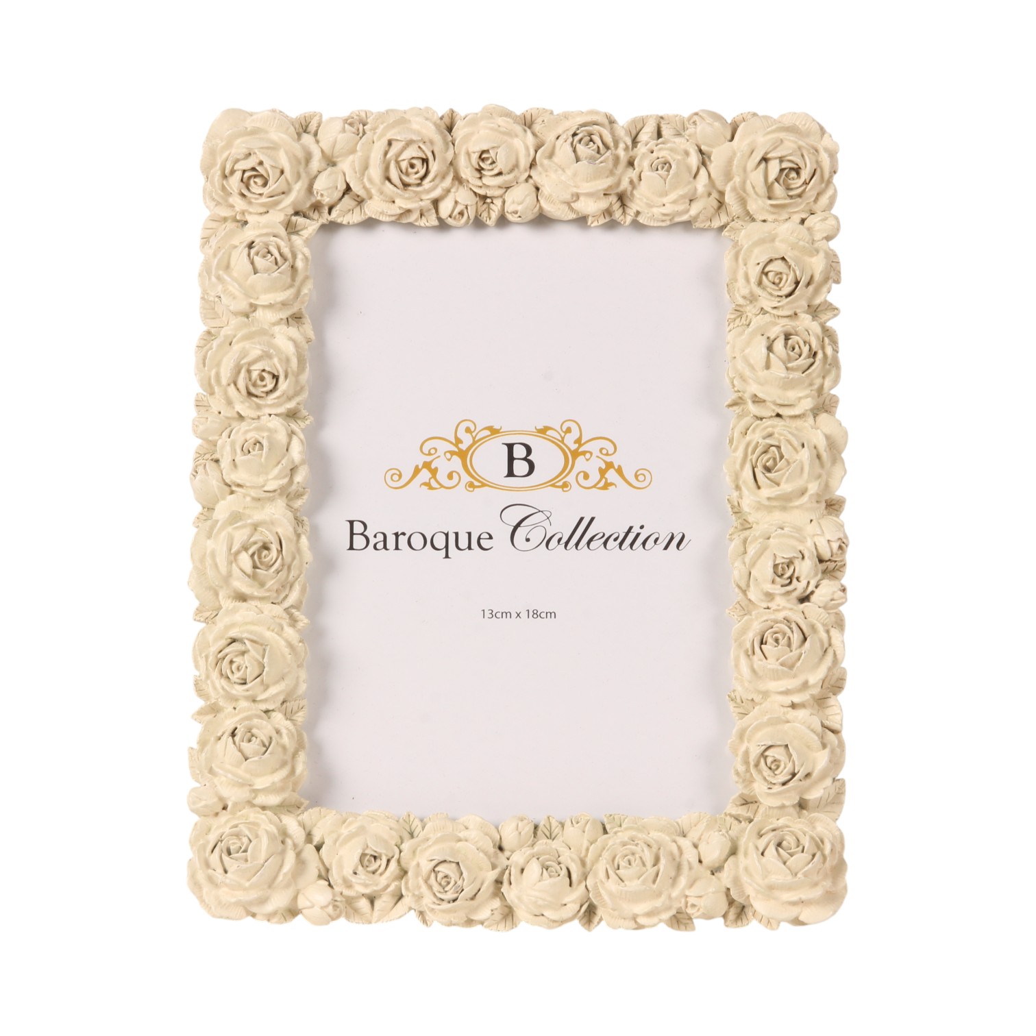 Fotolijst 13 x 18 cm - Crème - Resin