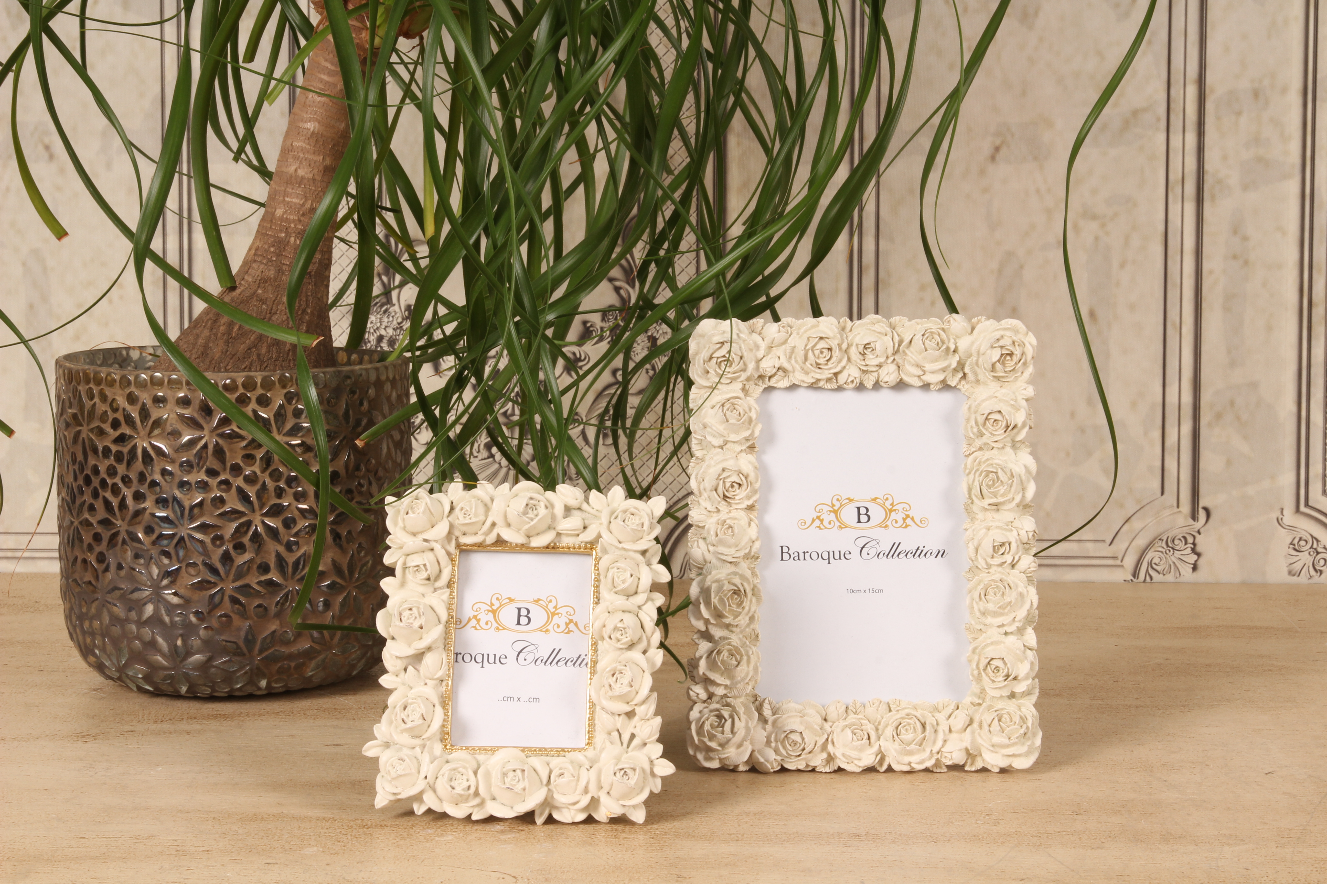 Fotolijst 13 x 18 cm - Crème - Resin