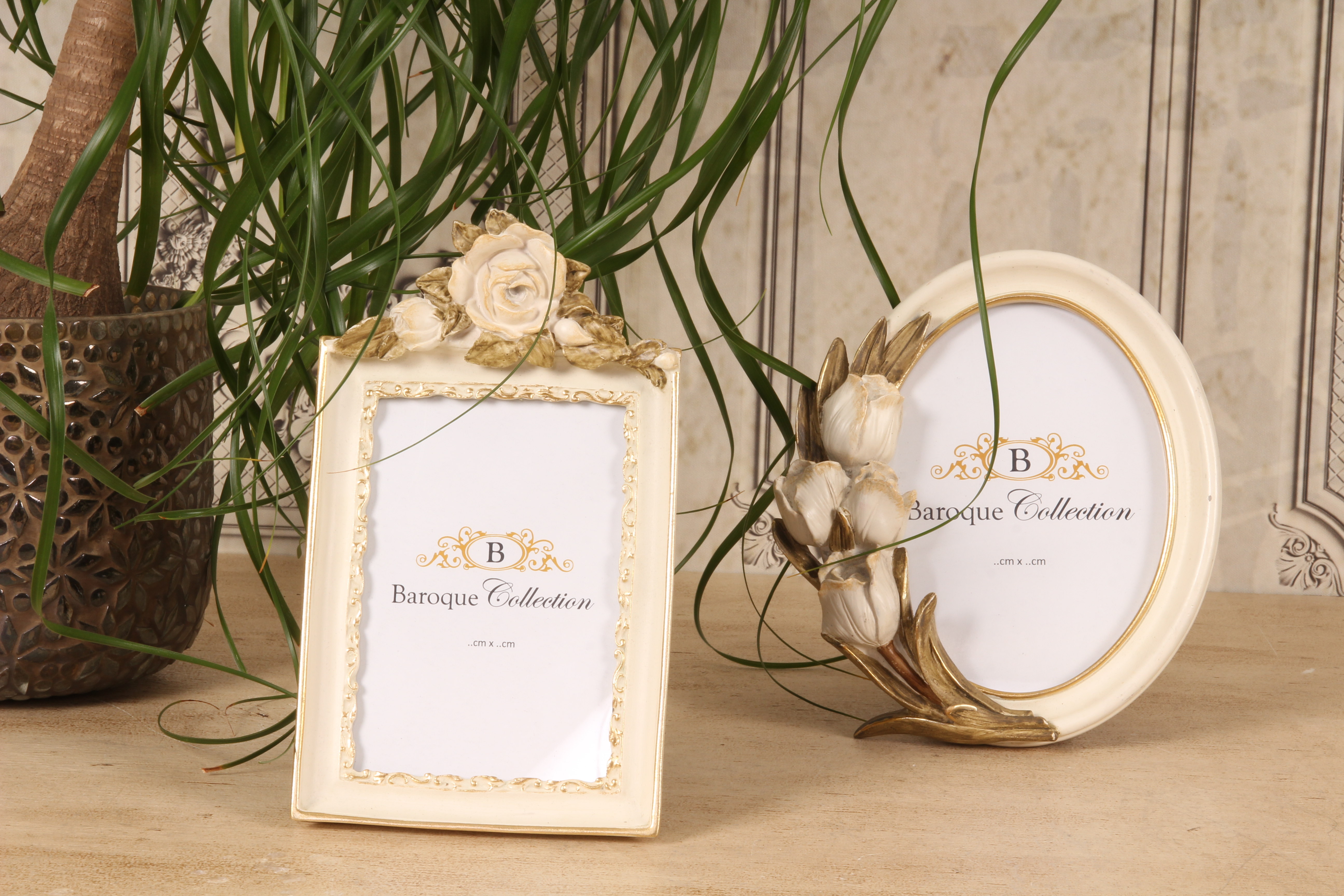 Fotolijst 13 x 18 cm - Crème - Resin