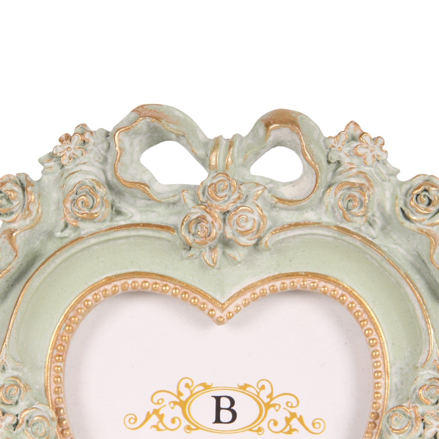 Photo Frame 7.7 cm x 7.7 cm - Mint Green - Resin