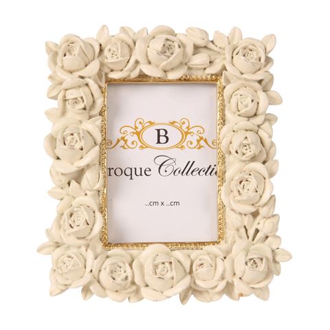 Fotolijst 6 x 9 cm - Crème - Resin