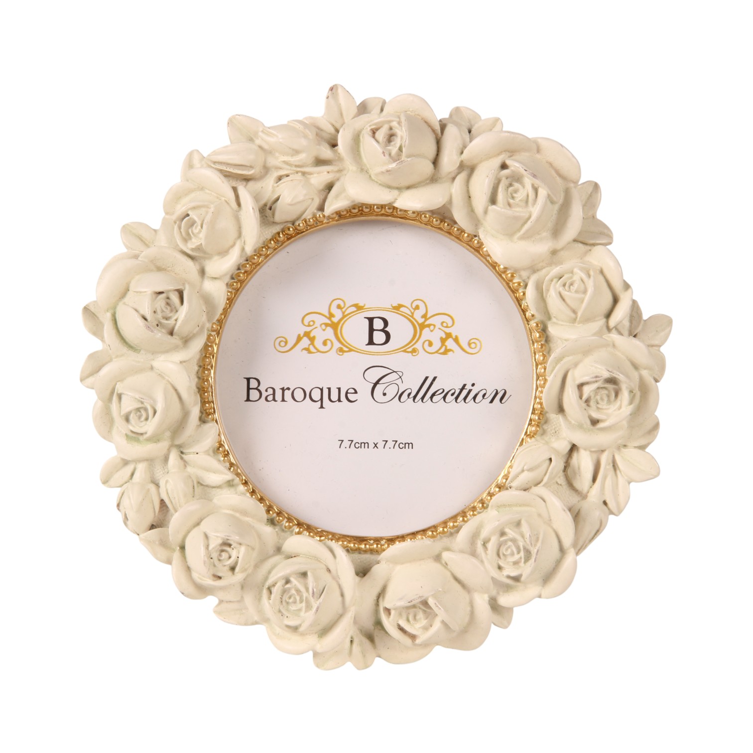 Fotolijst 7.7 x 7.7 cm - Crème - Resin