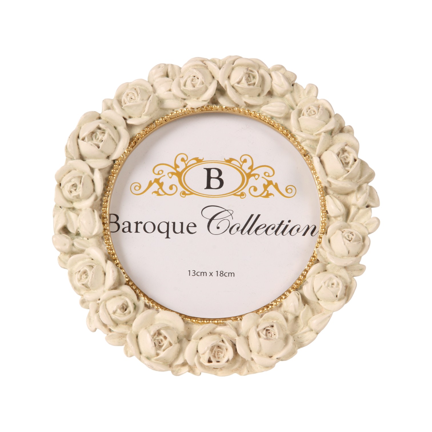 Fotolijst 10 x 10 cm - Crème - Resin