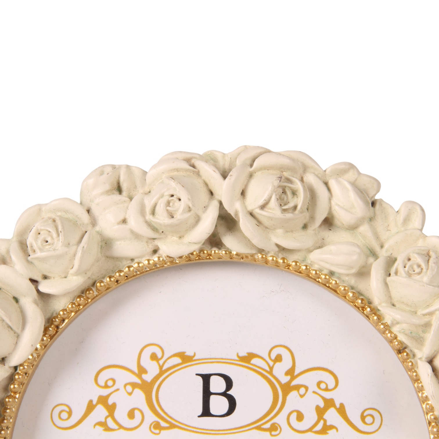 Fotolijst 10 x 10 cm - Crème - Resin