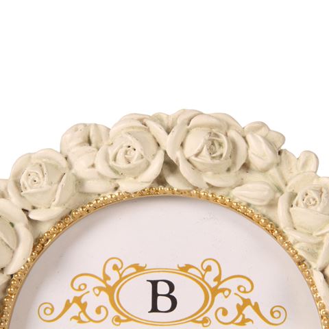 Fotolijst 10 x 10 cm - Crème - Resin