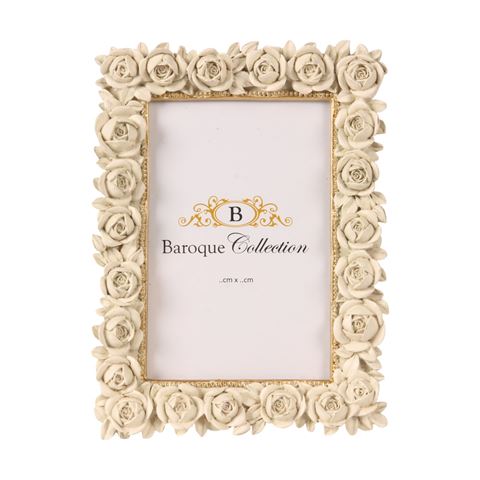 Fotolijst 10 x 15 cm - Crème - Resin