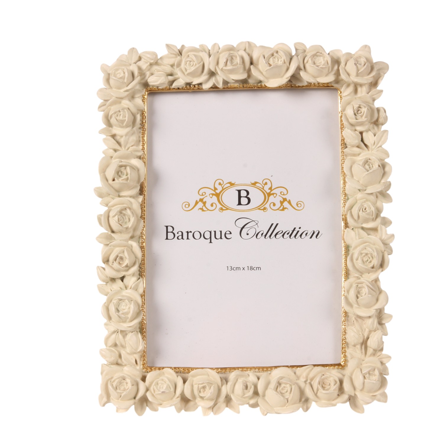 Fotolijst 13 x 18 cm - Crème - Resin