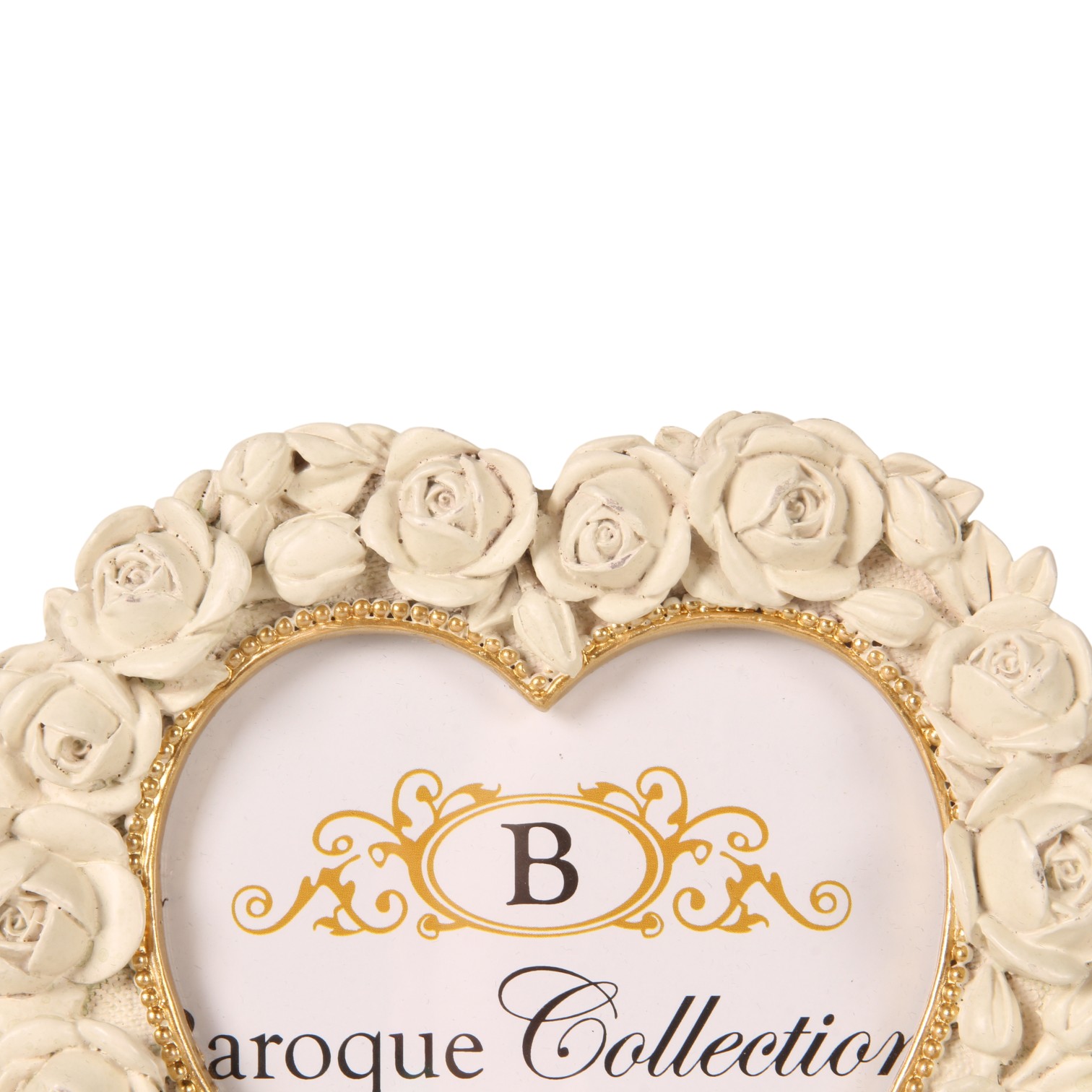 Fotolijst 10 x 10 cm - Crème - Resin