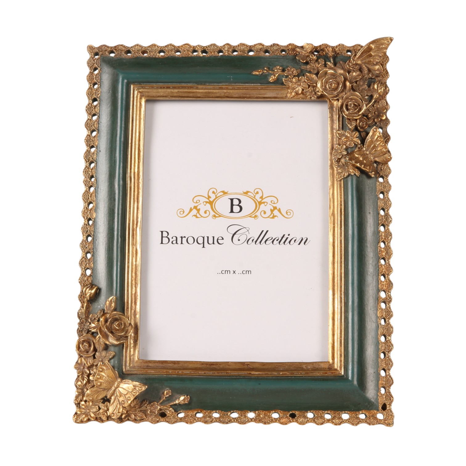 Fotolijst 13 x 18 cm - Groen - Resin