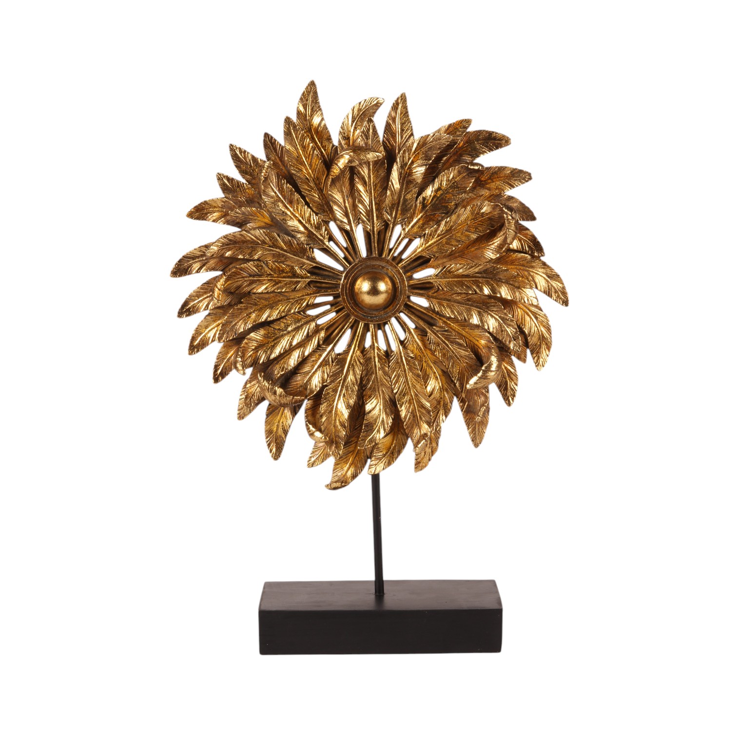 Ornament Veer 36,5 cm - Goud - Resin