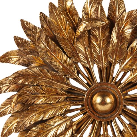 Ornament Veer 36,5 cm - Goud - Resin