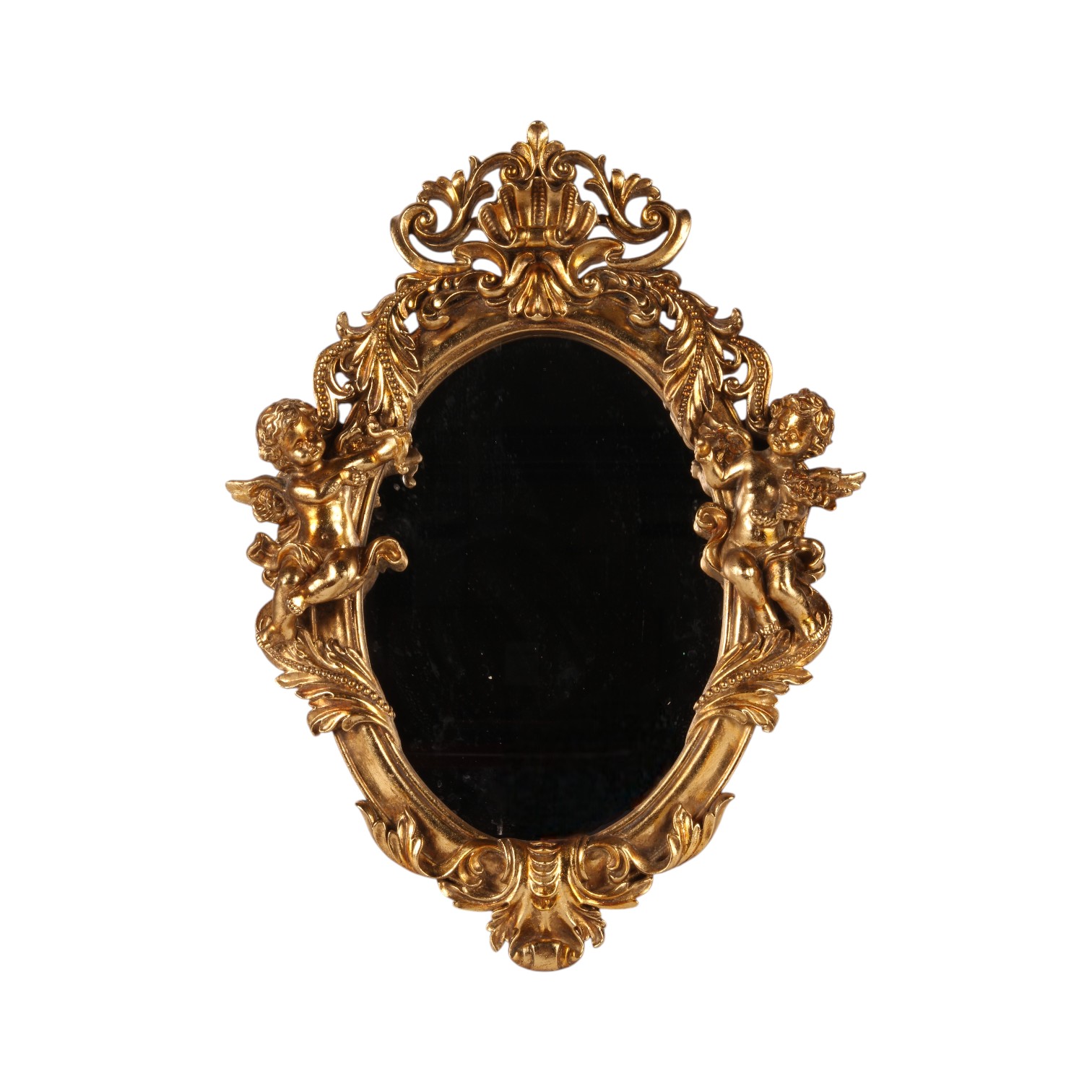 Engelspiegel 37 cm – Goldharz