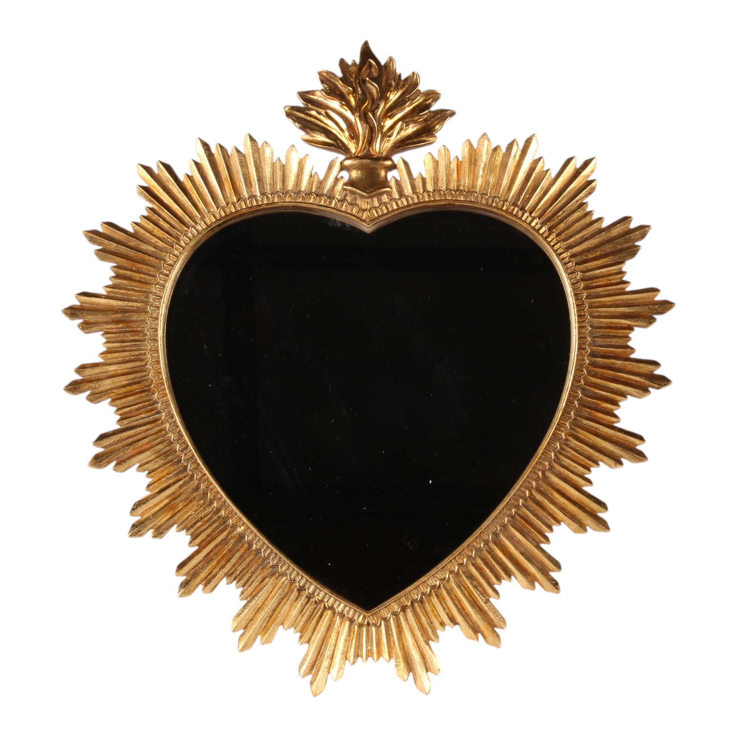 Spiegel Hart 39 cm - Goud - Resin