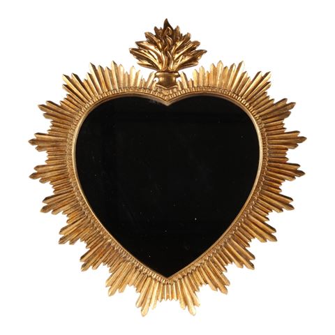 Spiegel Hart 39 cm - Goud - Resin