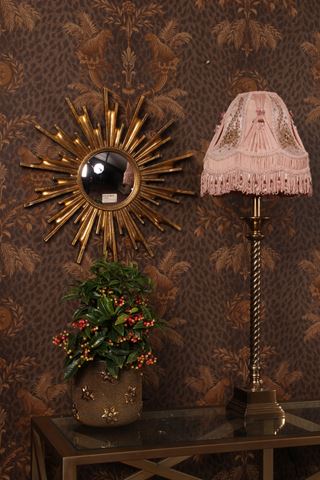 Spiegel Zon 48,5 cm - Goud - Resin