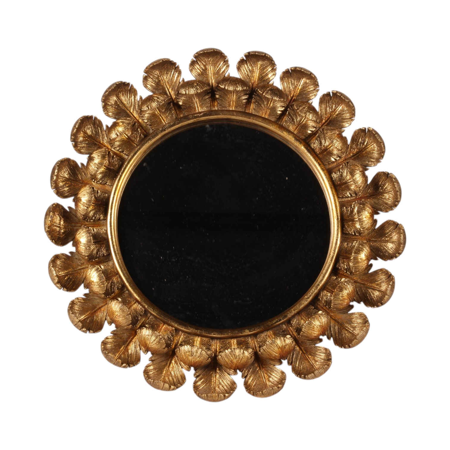 Spiegel Antiek 40 cm - Goud - Resin