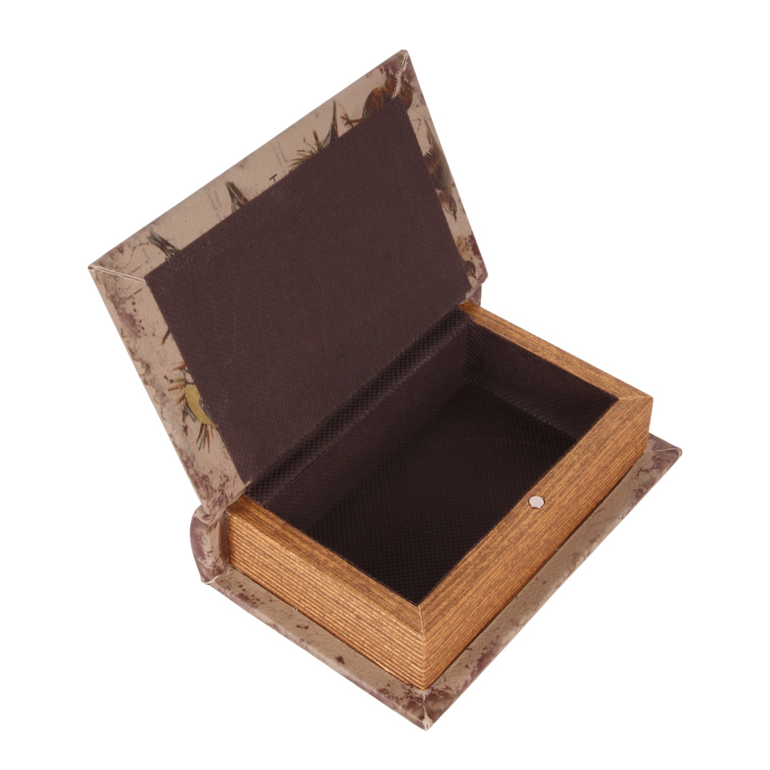 Opbergboek Vogels 15 cm - Beige