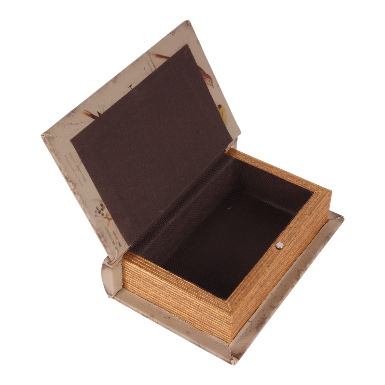 Opbergboek Vogels 15 cm - Beige