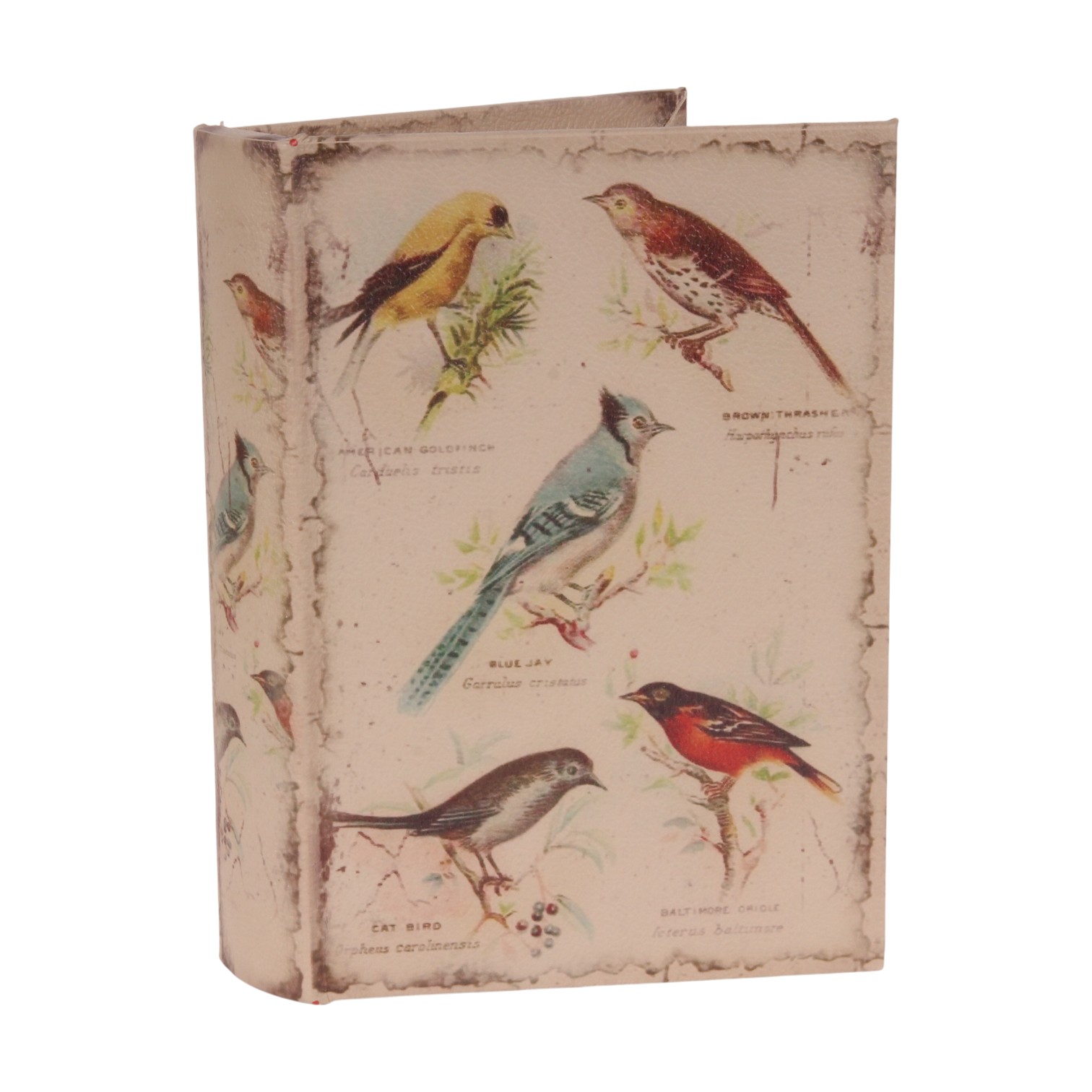 Opbergboek Vogels 20 cm - Beige