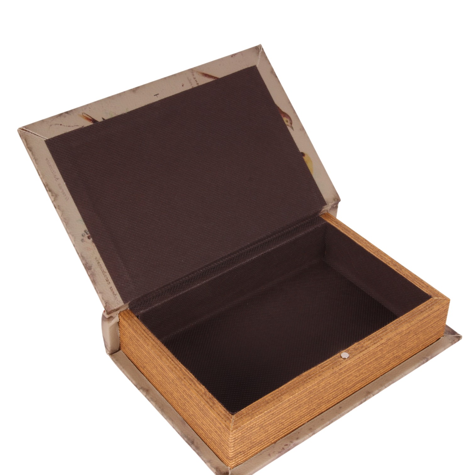 Opbergboek Vogels 20 cm - Beige