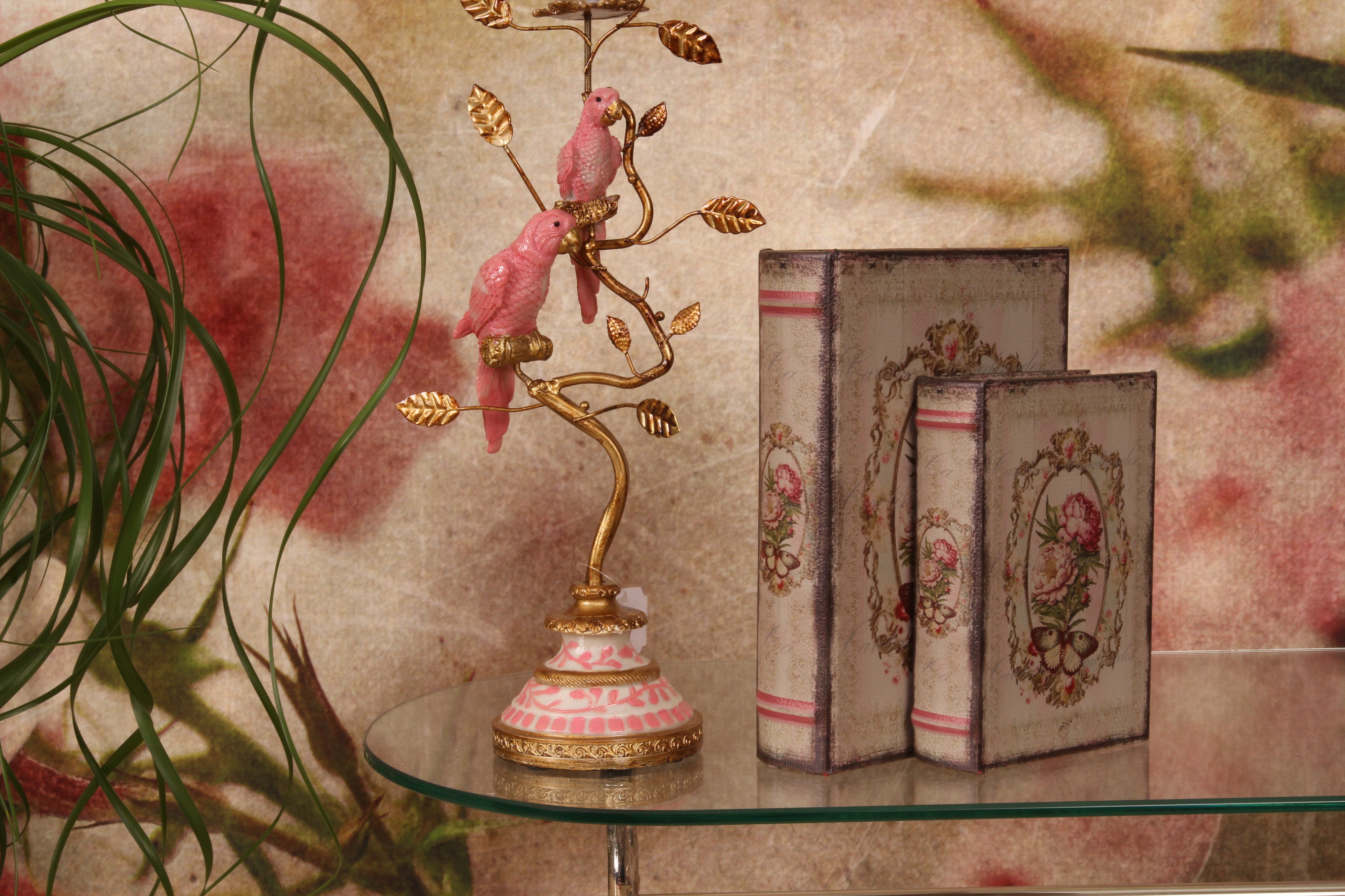 Opbergboek Bloemen 20 cm - Roze