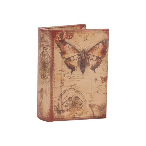 Opbergboek Vlinder 15 cm - Roze