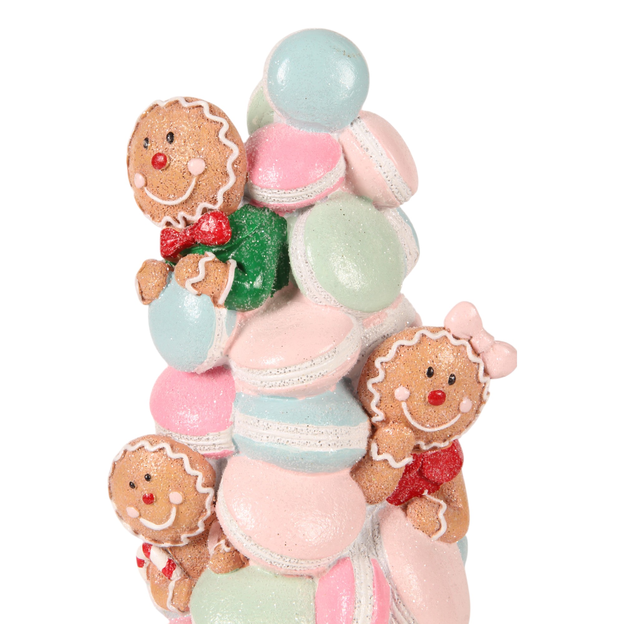 Christmas Figurine 27 cm - Pink - Resin