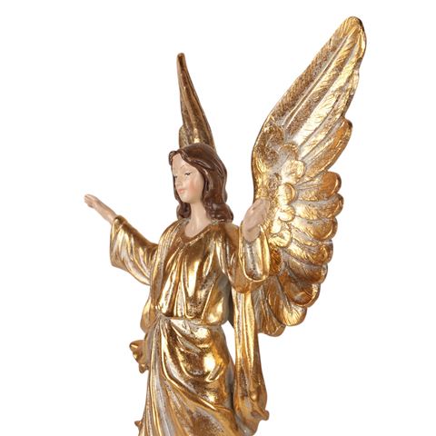 Engel Beeldje op Voet 50 cm - Beige - Resin