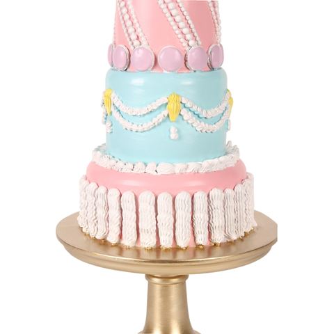 Decoration Tree Cake 46 cm - Pink - Resin