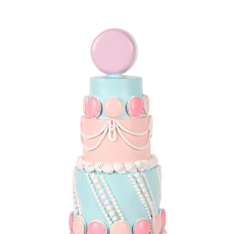 Decoratie Beeld Taart 33,5 cm - Roze - Rsin
