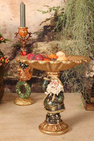 Schaal Kestman 24 cm - Groen - Resin